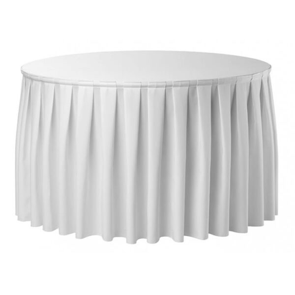 tafelkleed geplooid rond 150cm