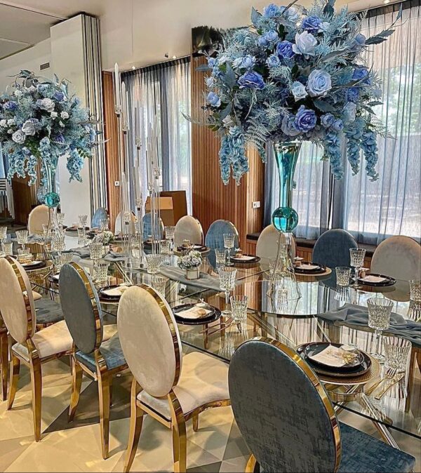 babyblue centerpiece
