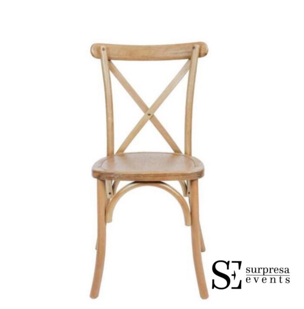 Cross back stoel huren