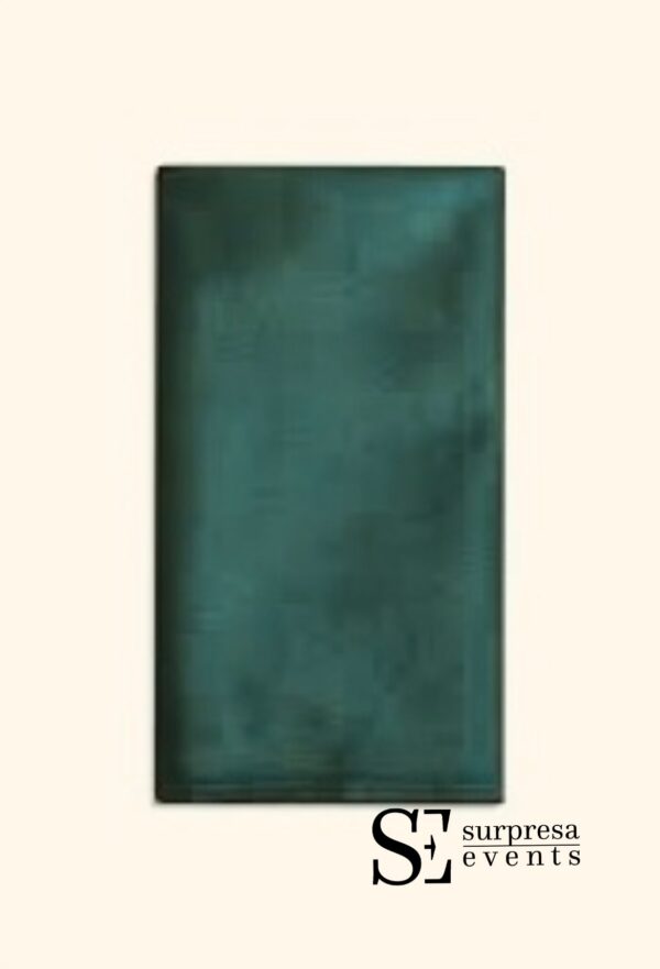 servet velvet smaragd groen